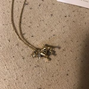 kate spade pug necklace